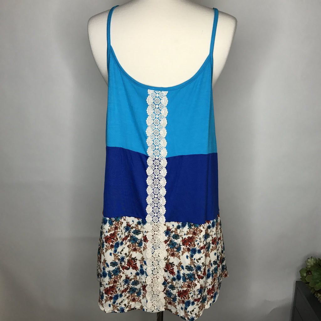 Strap Tunic with Lace Back Detail