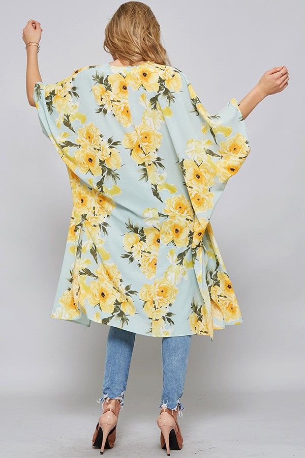 Joyful Floral Kimono