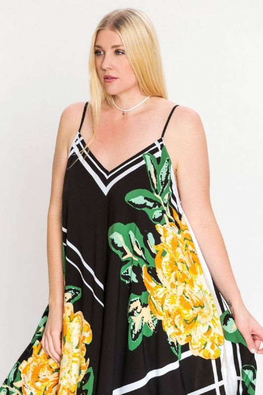Plus Size Scarf Dress