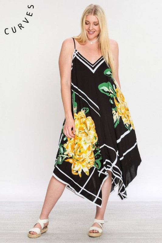 Plus Size Scarf Dress