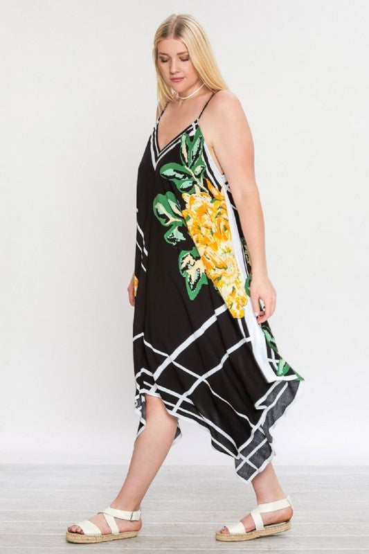 Plus Size Scarf Dress