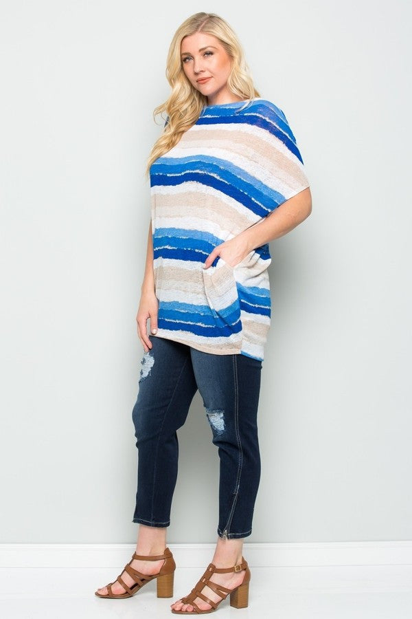 Plus Size Round Neck Tunic