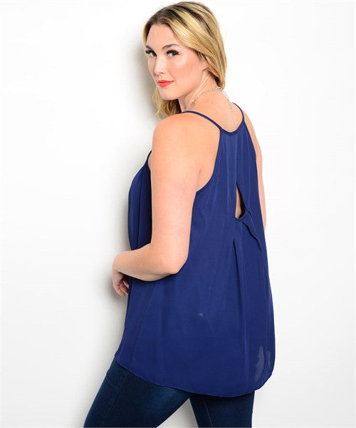 Plus Size Navy Camisole