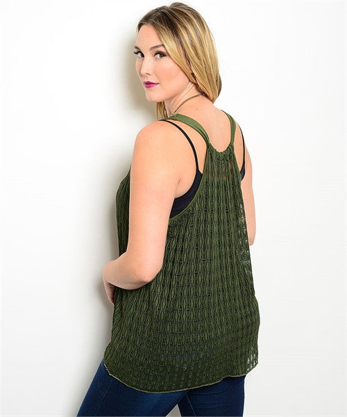 Plus Size Layering Tank