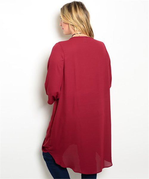 Plus Size Drape Tunic