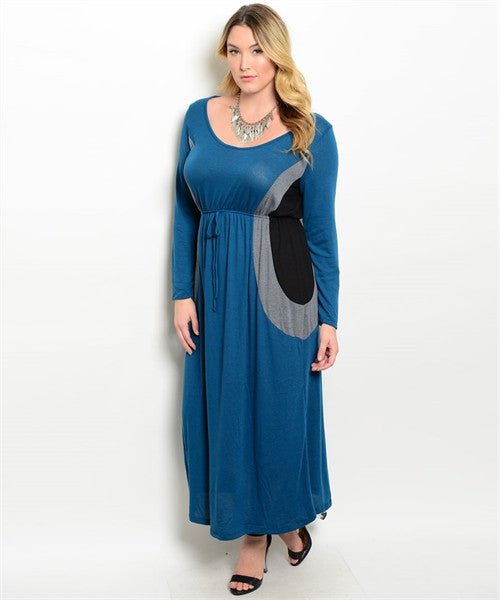 Plus Size Long Sleeve Dress