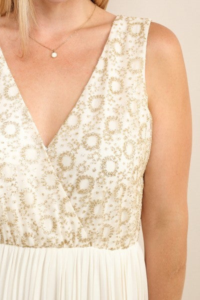 Plus Size Sleeveless Maxi Formal Dress