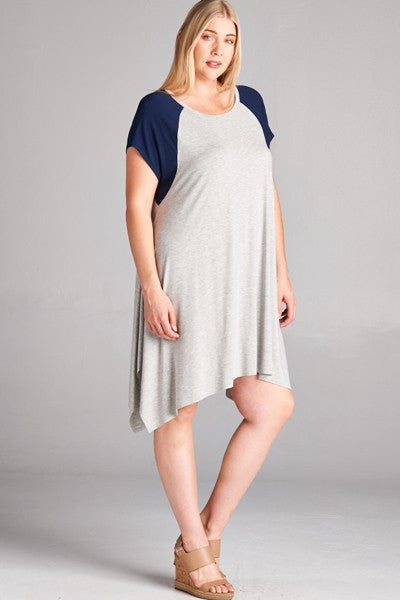 Plus Size Bamboo Knit Midi Dress