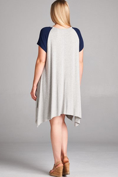 Plus Size Bamboo Knit Midi Dress