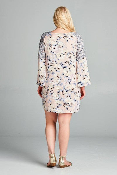 Plus Size Floral Dress