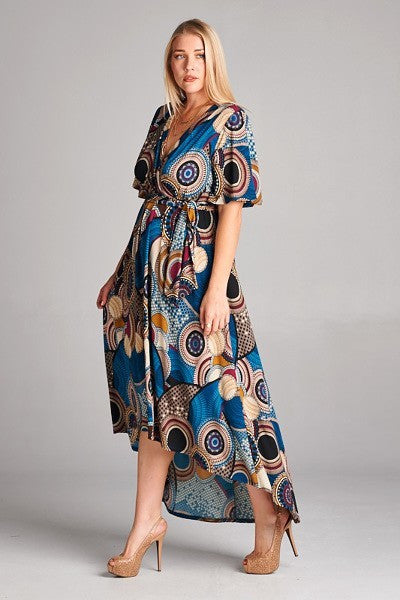 Plus Size Print Dress