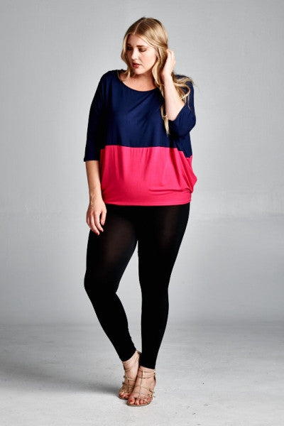 Plus Size Dolman Sleeve Top