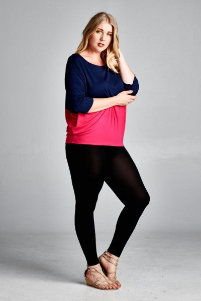 Plus Size Dolman Sleeve Top