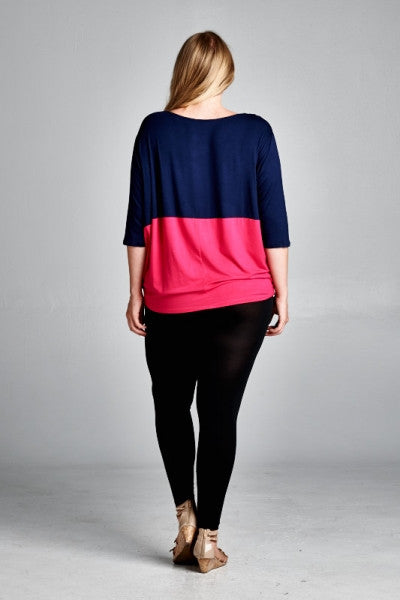Plus Size Dolman Sleeve Top