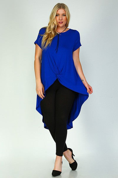 Plus Size Long Hem Tunic