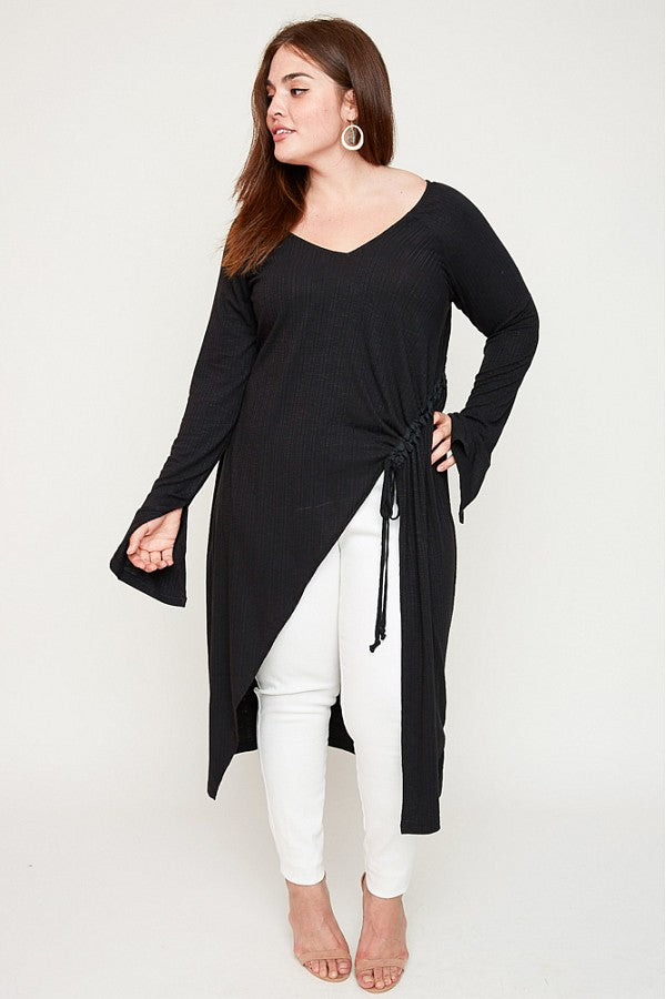 Plus Size Longline Top