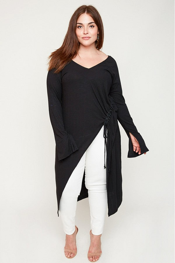 Plus Size Longline Top