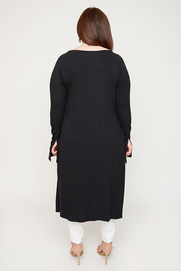 Plus Size Longline Top