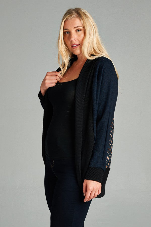 Diamond Print Cardigan