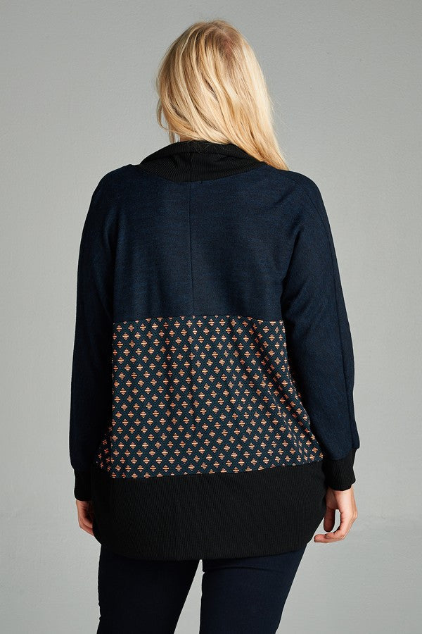 Diamond Print Cardigan