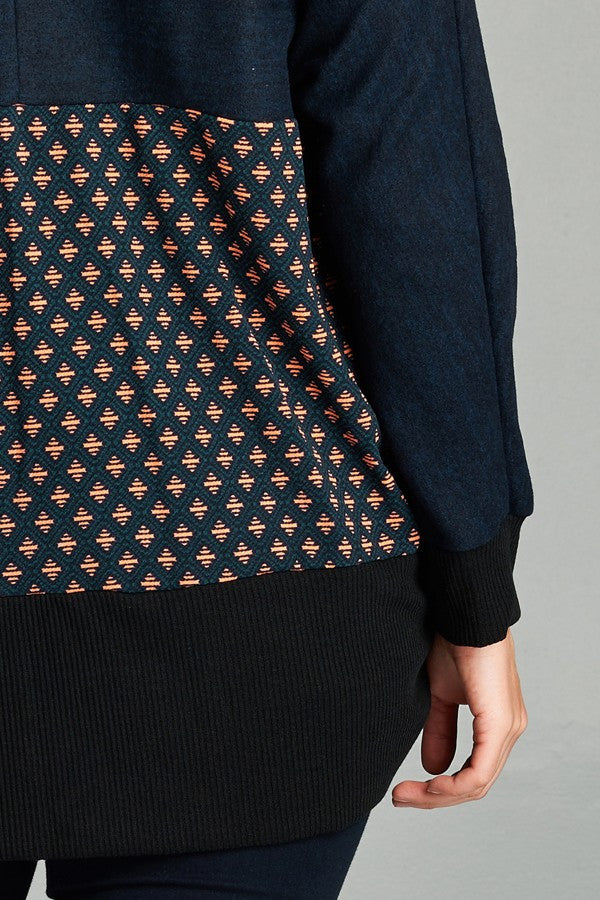 Diamond Print Cardigan