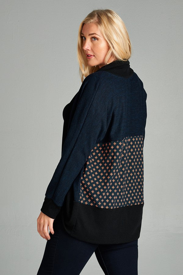 Diamond Print Cardigan