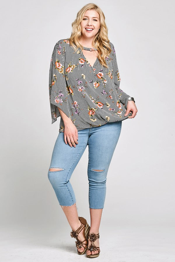 Flirty Floral Blouse