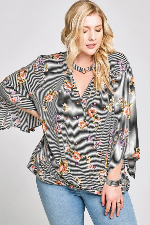Flirty Floral Blouse