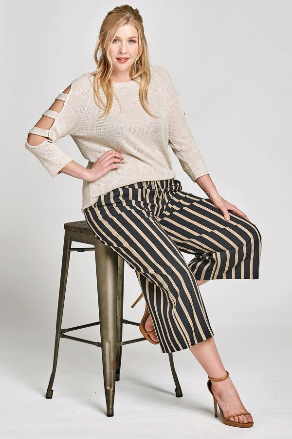 Plus Size Culotte Trouser