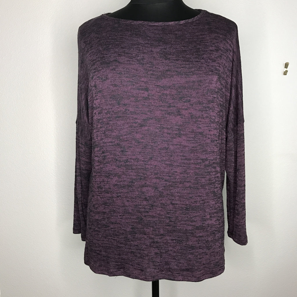 Plus Size Long Sleeve Knit Top