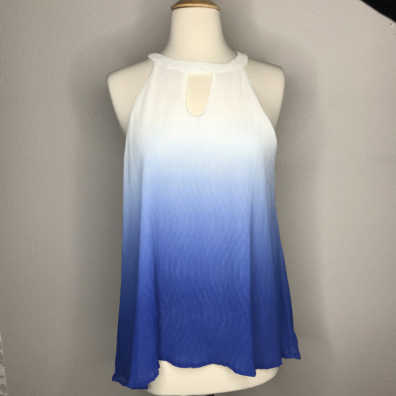 Blue Ombre Sleeveless Top