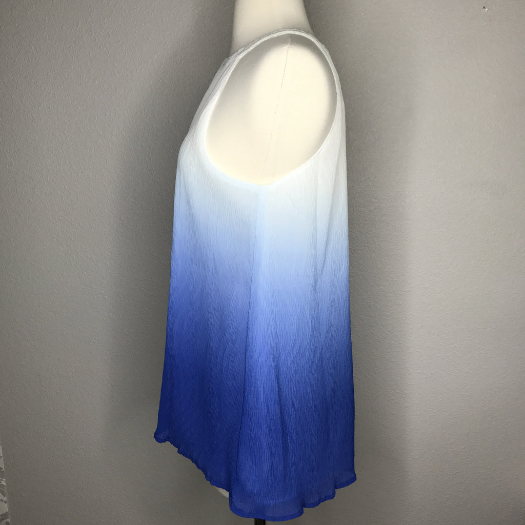 Blue Ombre Sleeveless Top