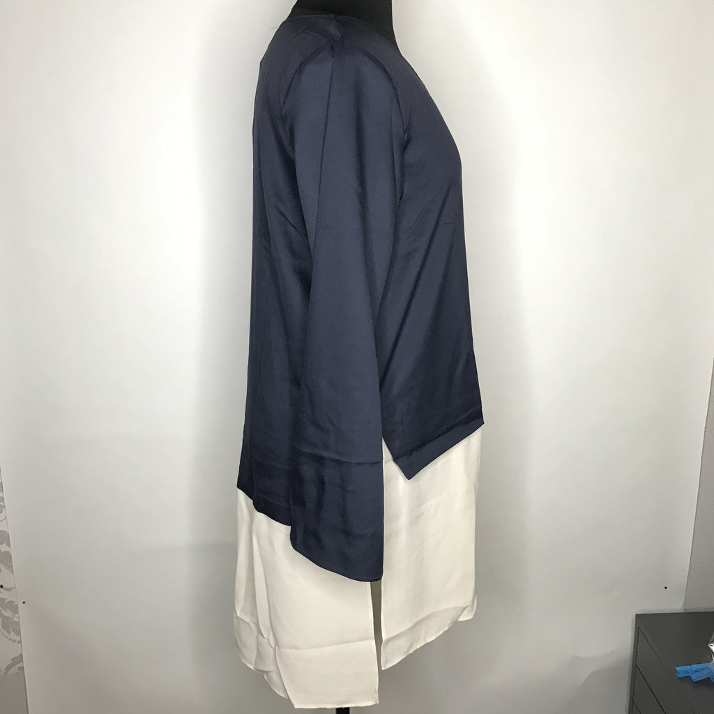Plus Size Silky Touch Two Tone Top