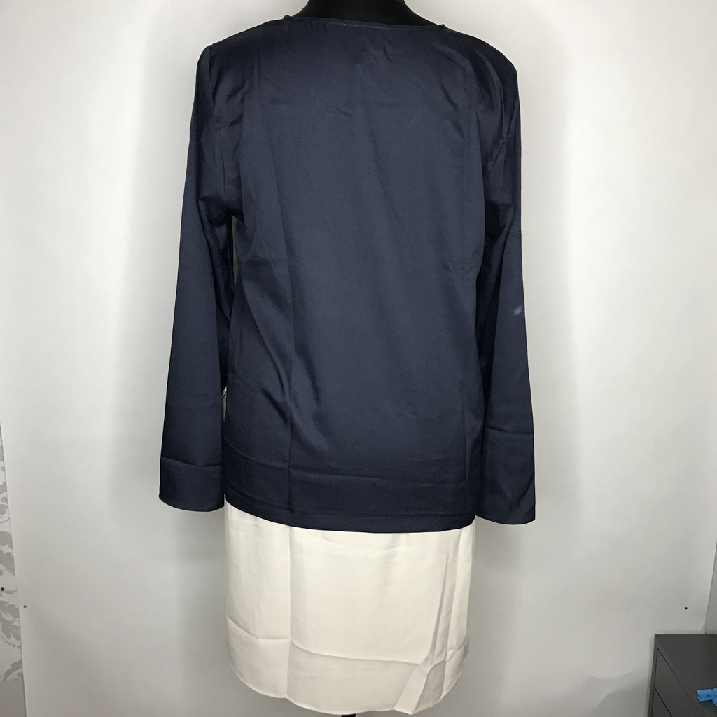 Plus Size Silky Touch Two Tone Top