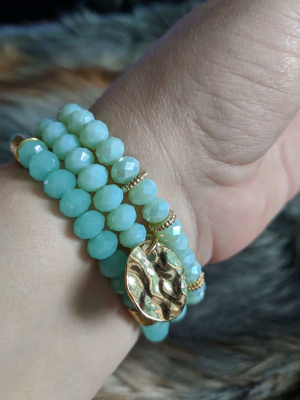 Mint Bracelet Stack