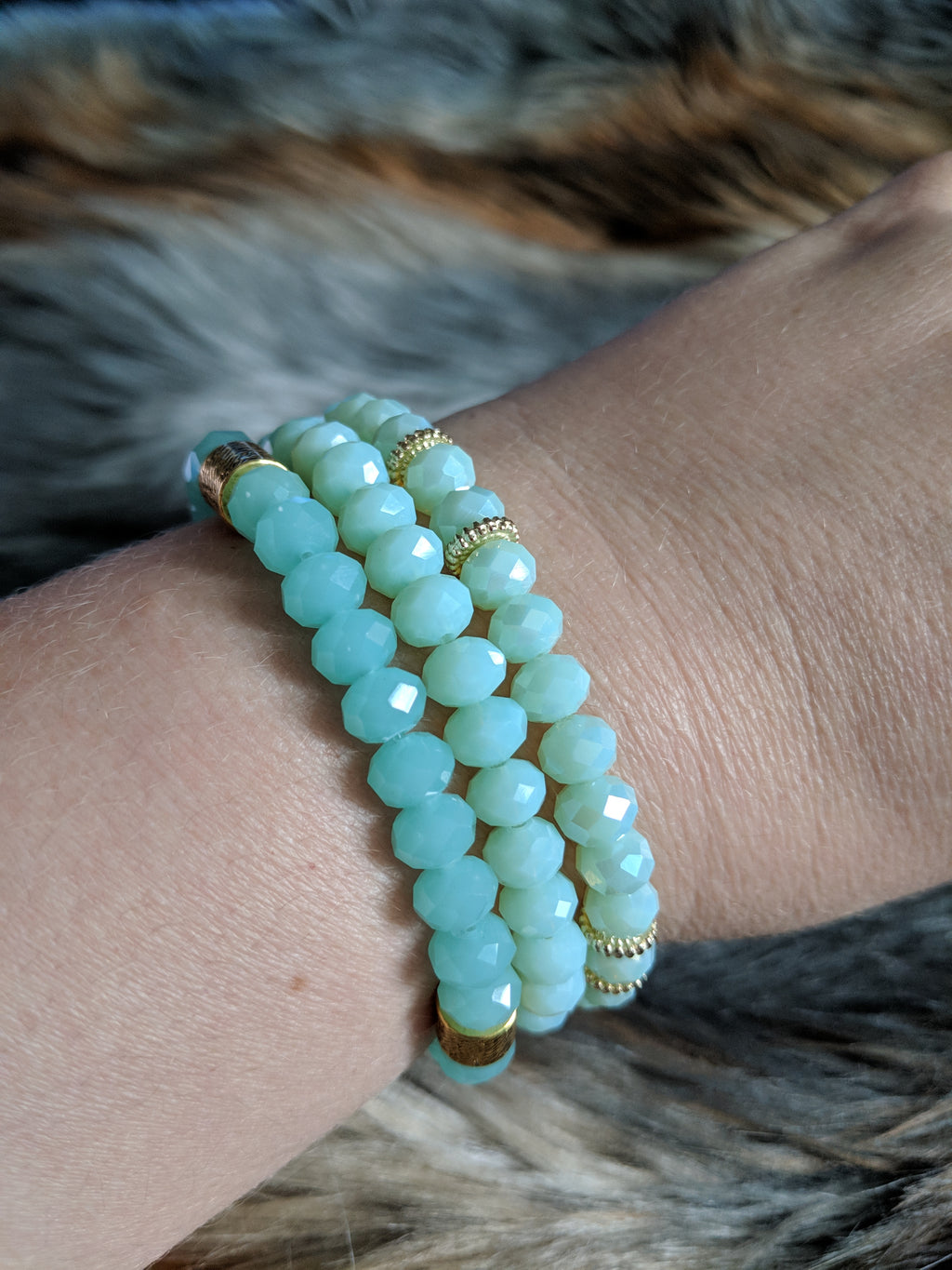 Mint Bracelet Stack
