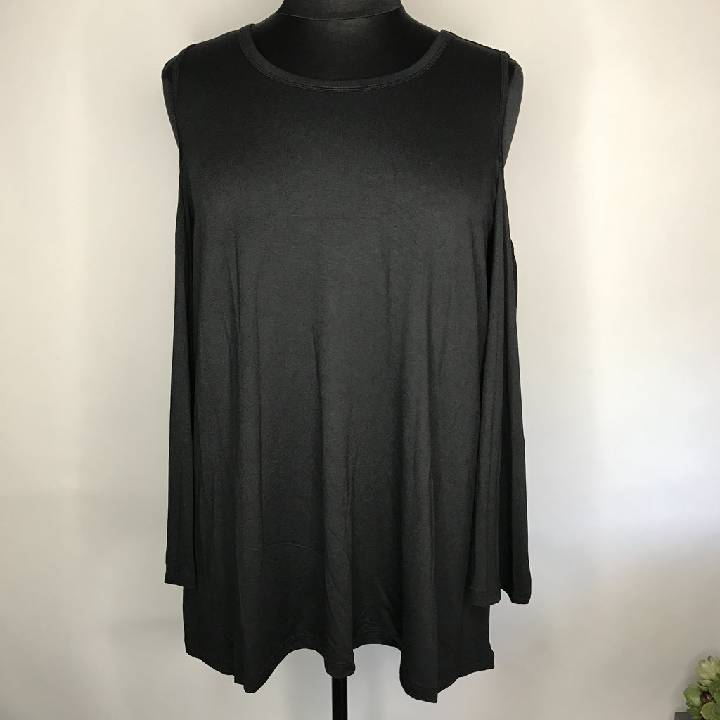 Plus Size Cold Shoulder Top