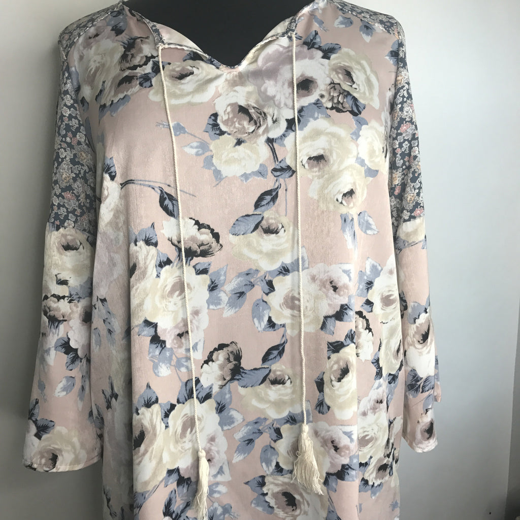 Plus Size Floral Dress