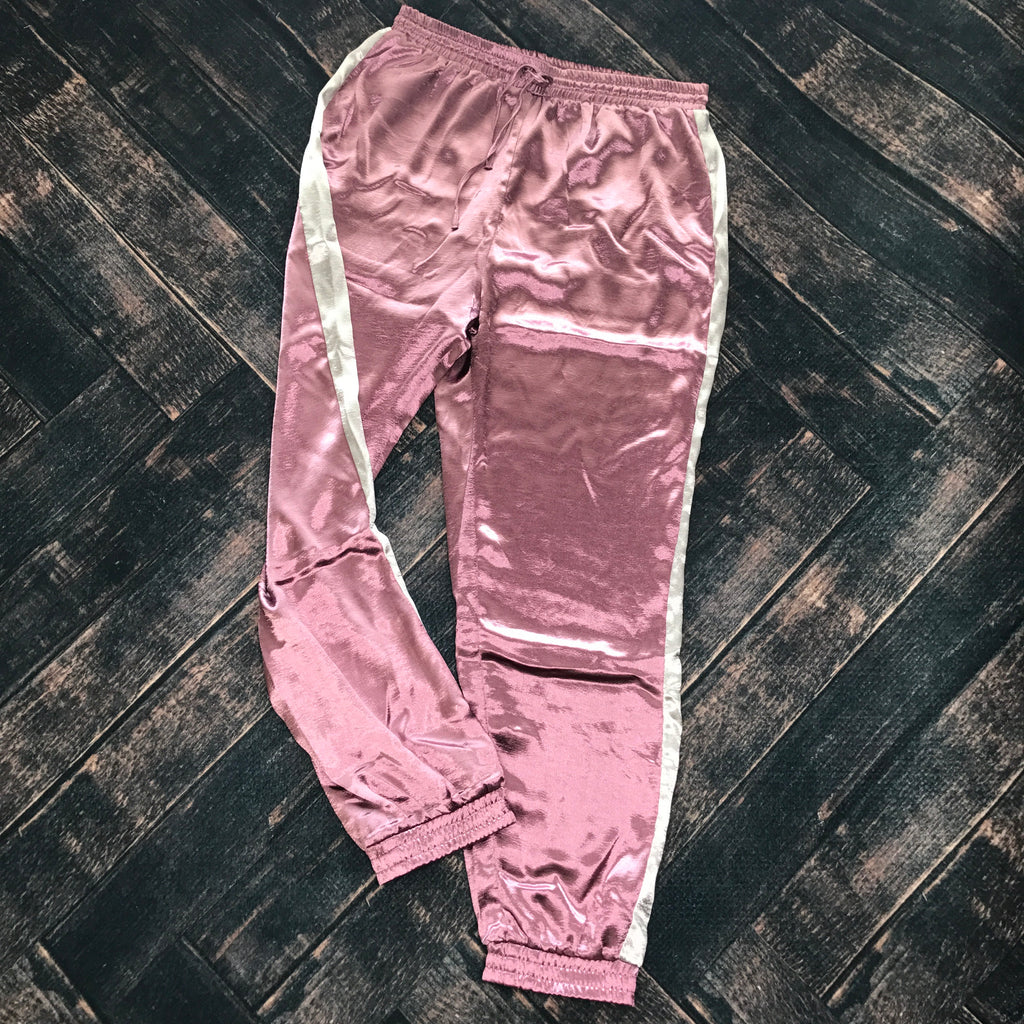 Satin Jogger Pants