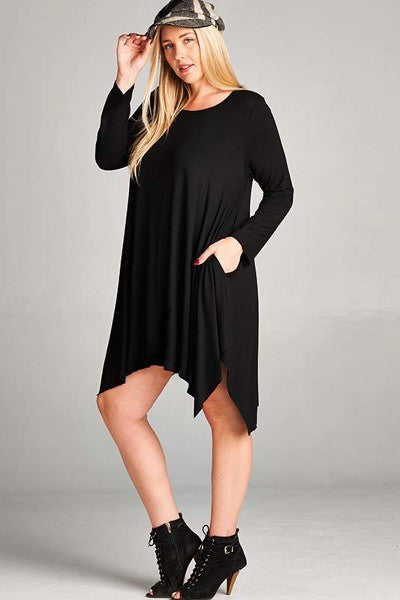 Plus Size Jersey Knit Dress