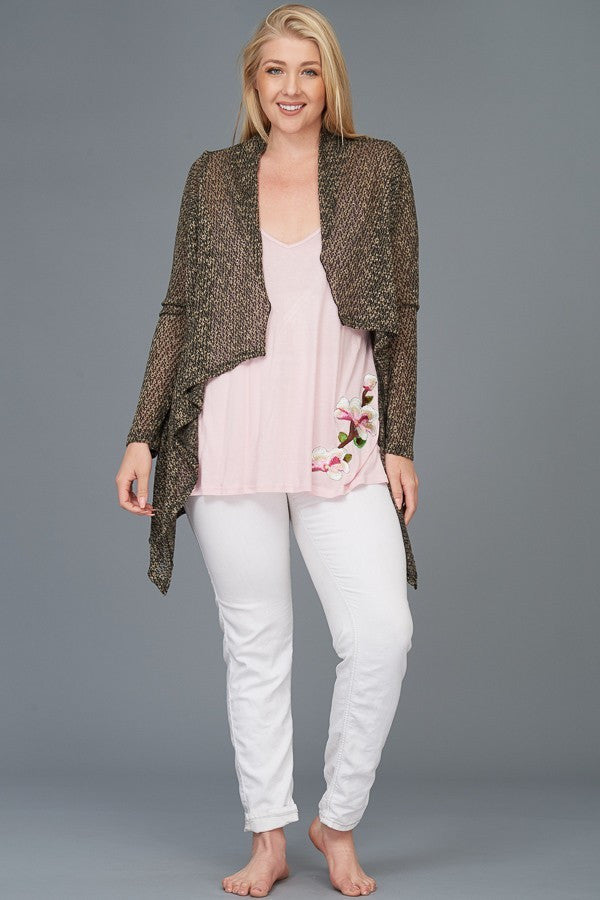 Plus Size Lounge Cardigan