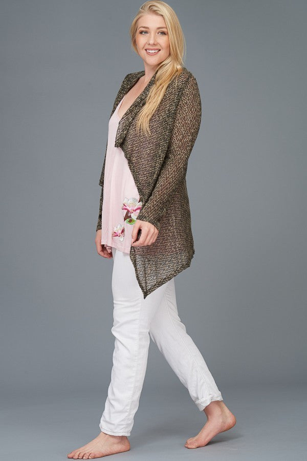 Plus Size Lounge Cardigan