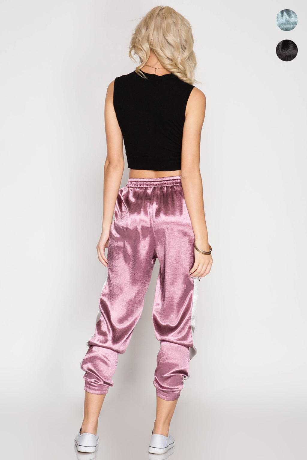 Satin Jogger Pants