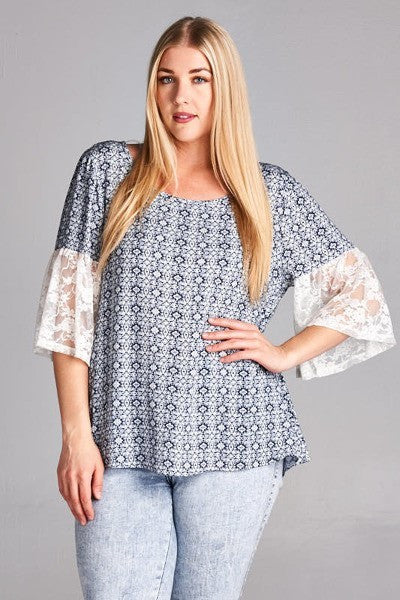 Plus Size Romantic Top