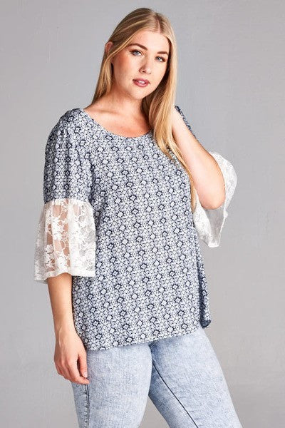 Plus Size Romantic Top