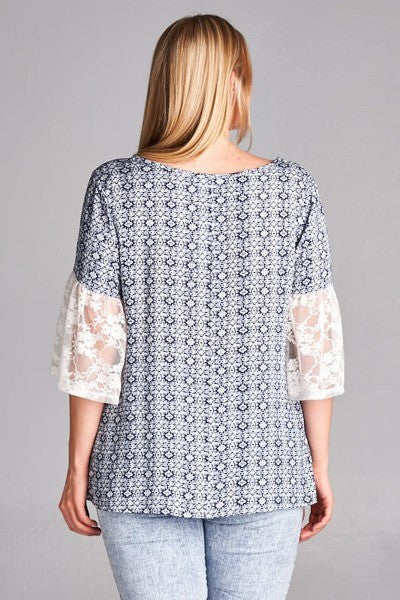 Plus Size Romantic Top