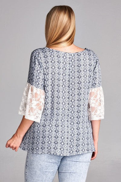 Plus Size Romantic Top