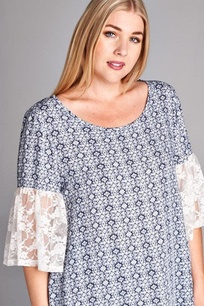 Plus Size Romantic Top