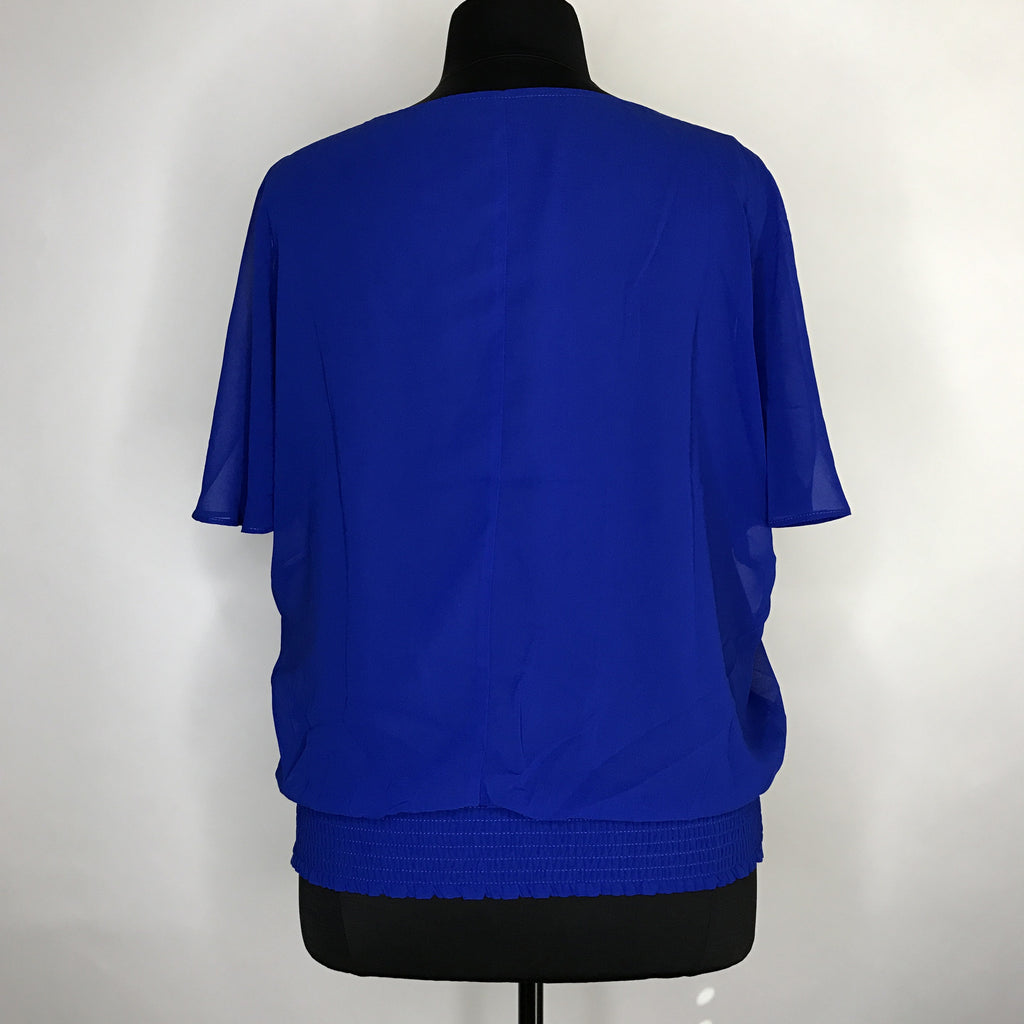 Plus Size Short Sleeve Embellished Top