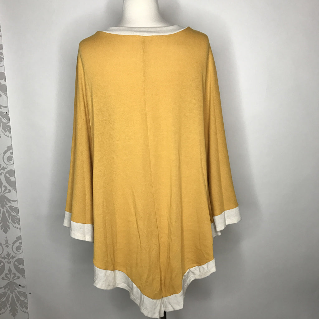 V-Neck Poncho Top